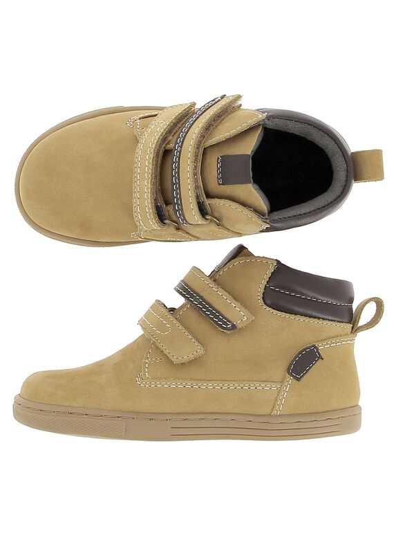 Boots en cuir garçon DGBOOTBAS / 18WK36T3D0D804