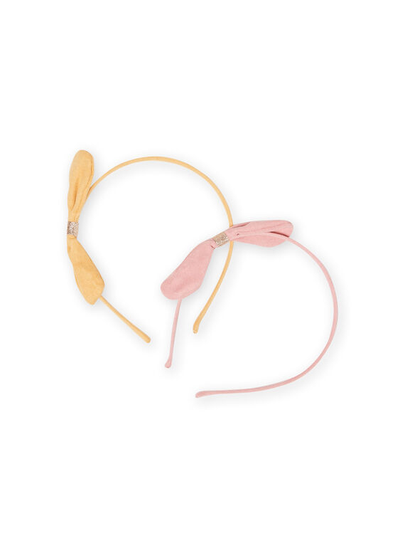 Lot de 2 serre-têtes assortis enfant fille MYAJOSERR4 / 21WI01S2TETB106
