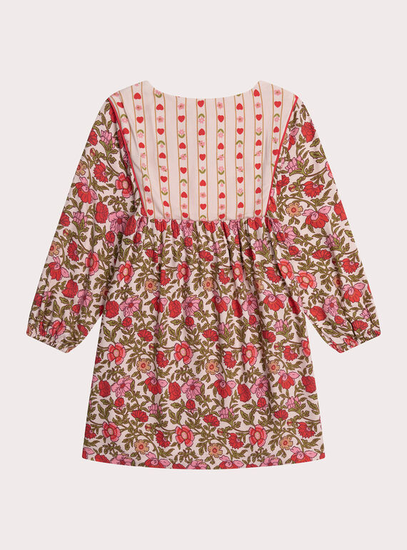 Robe bohème manches longues bi-imprimé XAJAROB1 / 25W901M2ROBD319