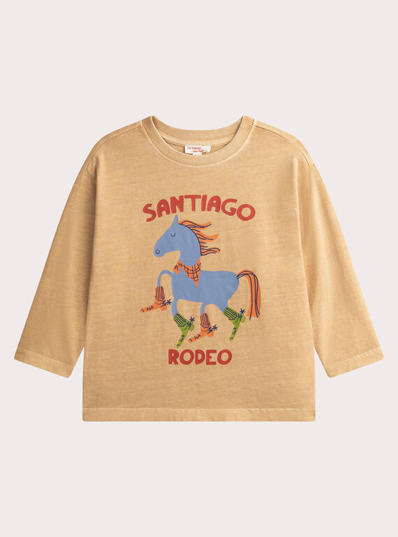 T-shirt manches longues animation rodeo WOLANTEE1 / 25S90243TML311