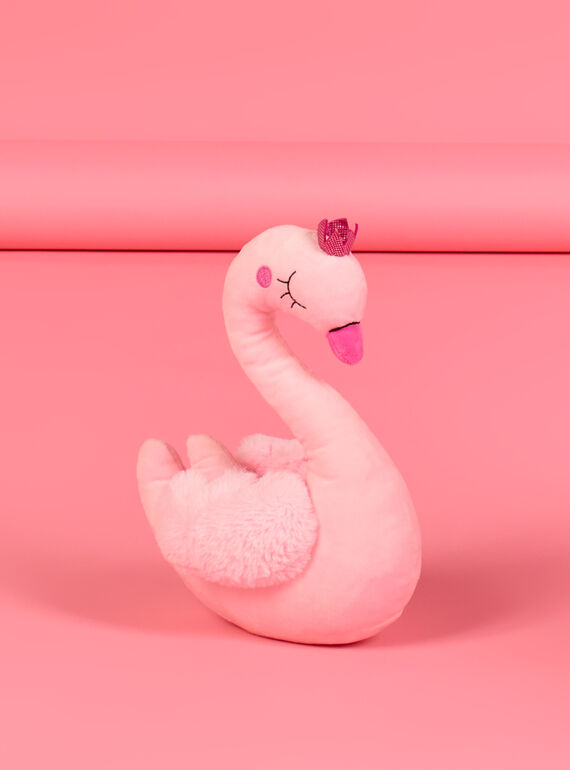 Peluche cygne rose ailes douces JCygne Rose / 20T8GF15PE2099