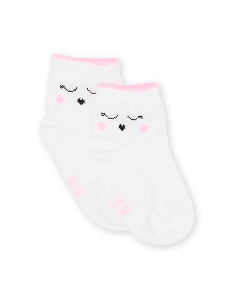Chaussettes écrues bébé fille NYIJOSOQ9 / 22SI0968SOQ001