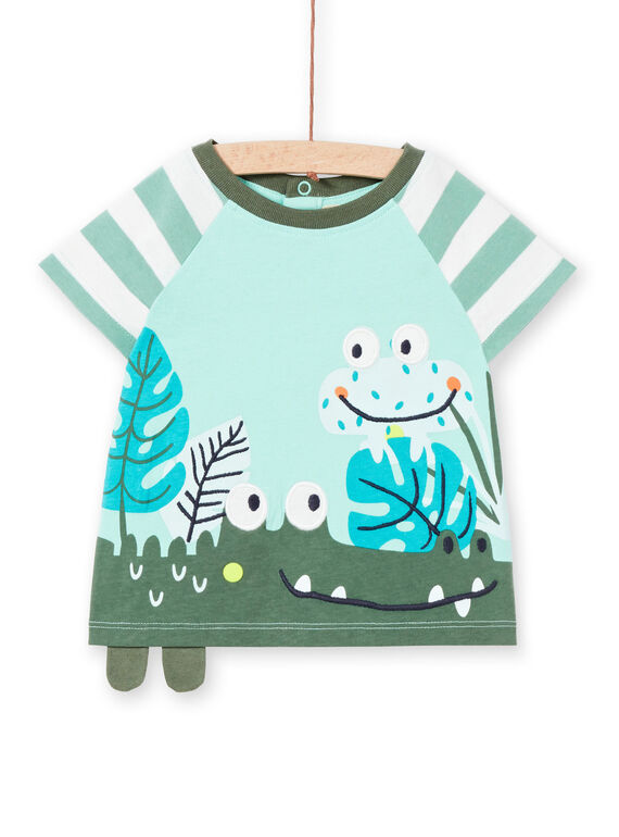 Tee Shirt Manches Courtes Vert LUVERTI1 / 21SG10Q1TMCG621