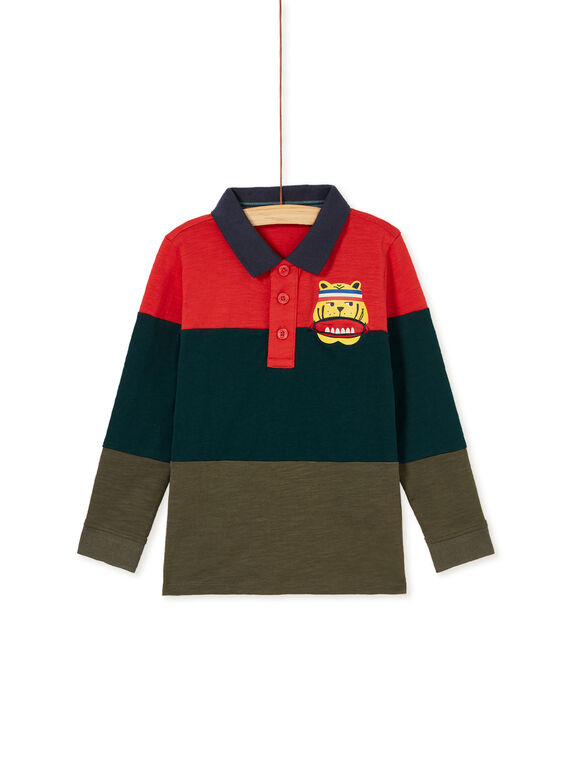 Polo color block enfant garçon KOBRIPOL / 20W902F1D57502