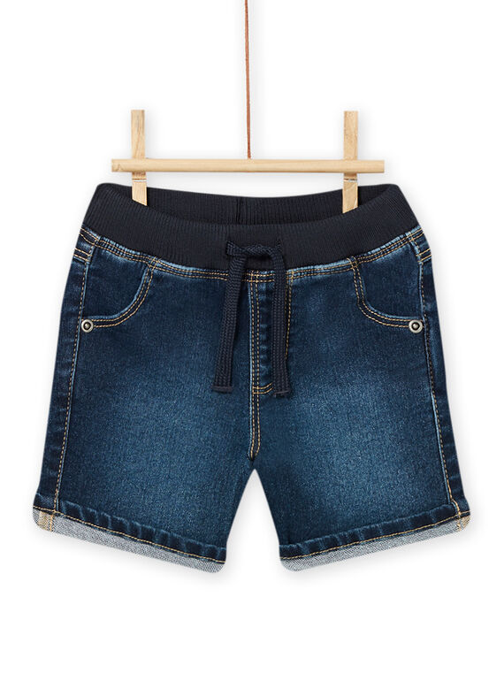 Bermuda denim foncé bébé garçon NUJOBER2 / 22SG10C2BERK005