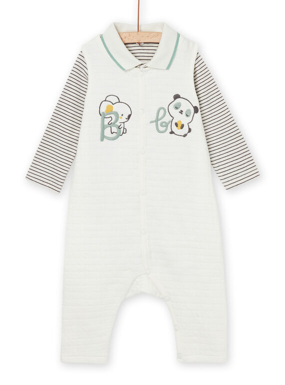 Ensemble body et combinaison à imprimé souris et panda POU1ENS5 / 22WF0481ENS001