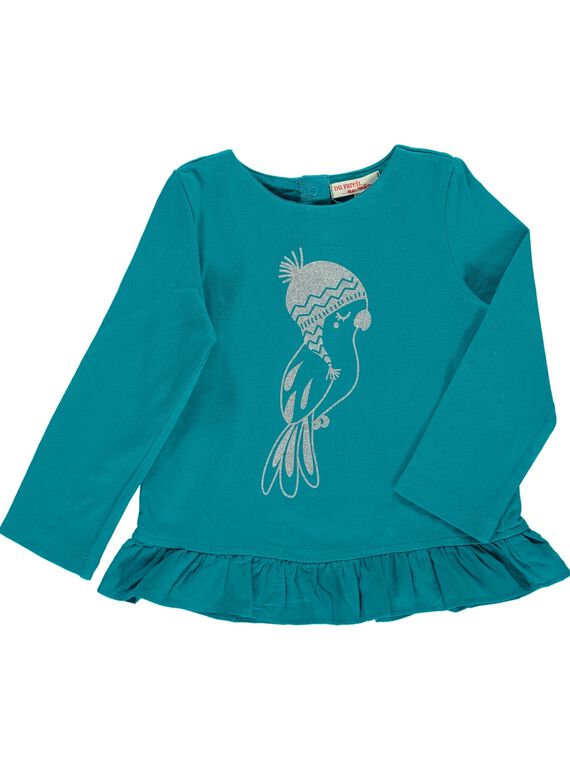 Tee-shirt manches longues bébé fille DIJOTEE5 / 18WG0935TMLC217