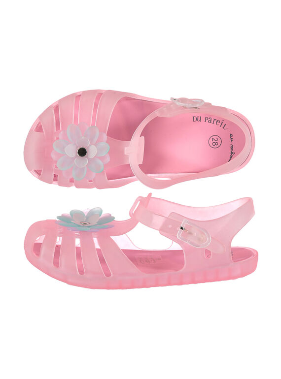 Sandale d'eau effet glacé fille FFBAINFLE / 19SK35G2D34030