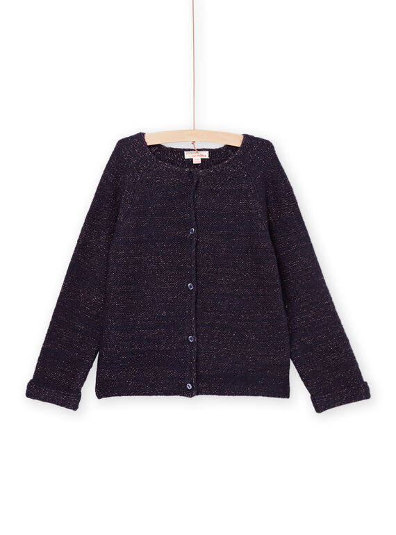 Cardigan bleu marine PAJOCAR1 / 22W901DACAR070