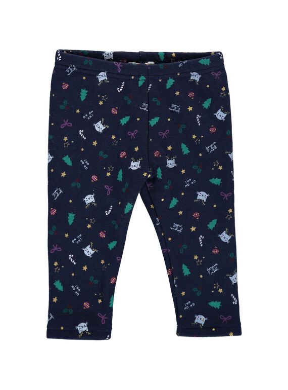 Legging en molleton bébé fille DICRAPAN / 18WG09R1PAN099