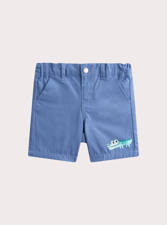 Bermuda bleu natier pour bébé garçon WUBOBER / 25SG10R1BER201