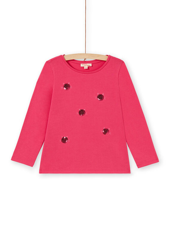 Tee Shirt Manches Longues Rose LAJOTEE1 / 21S90134D32F507