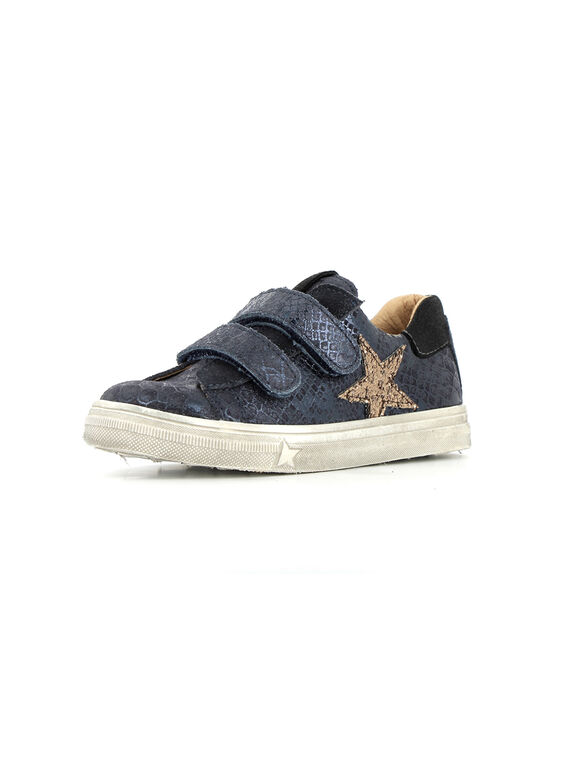 Basket basse en cuir fantaisie reptile BOPY® PABASREPT / 22XK3562D3P070