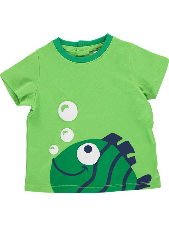Tee-shirt manches courtes bébé garçon CUJOTI11 / 18SG10S5TMC615