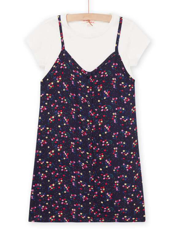 Robe à imprimé fleuri avec T-shirt intégré RANAUROB4 / 23S901N4ROB070