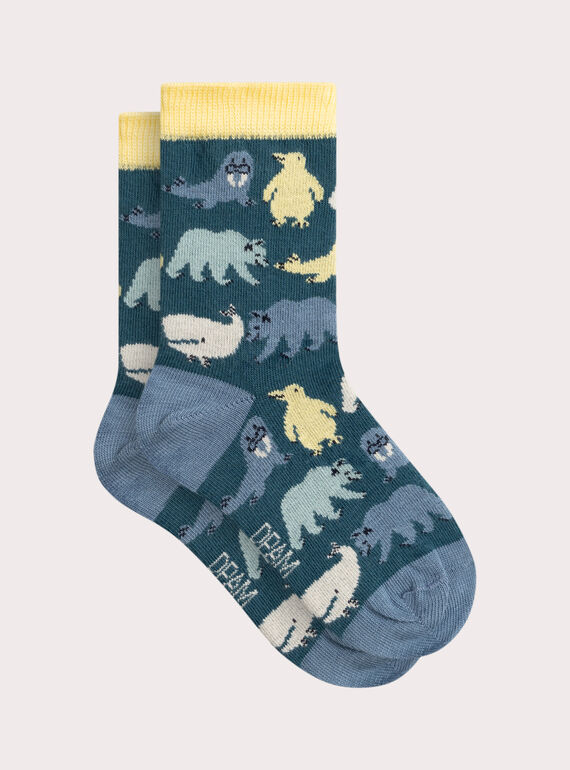 Chaussettes à motif animaux polaires pour garçon VYOJOCHO7 / 24WI02K3SOQ715