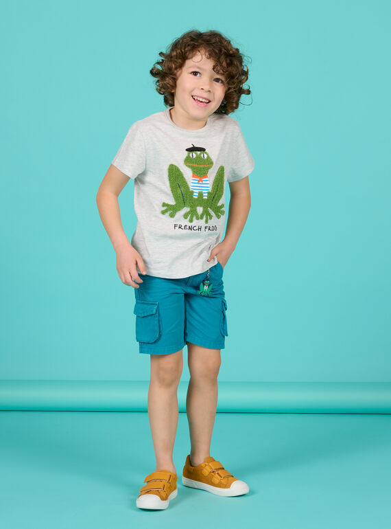 Bermuda bleu enfant garçon NOHOBER4 / 22S902T5BERC211