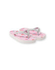Tongs roses à rayures imprimé pastèque fille LFTONGFRUIT / 21KK3562D01000
