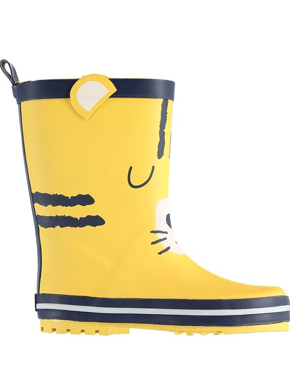 Bottes de pluie jaune garçon