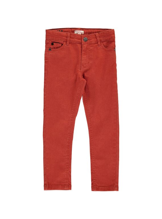 Pantalon slim orange garçon DOJOPAN1 / 18W90231D2B408