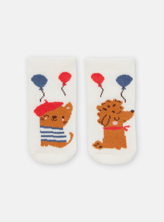 Chaussettes Blanc cassé TOU1CHO2 / 24SF42H1SOQA001