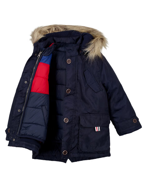 Parka 3 En 1 Marine Manteau Blouson Enfant Dpam