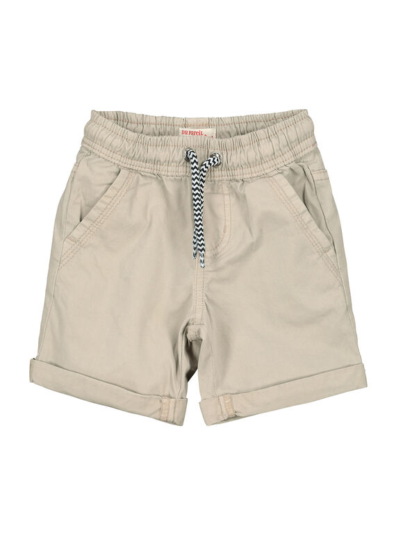 Short beige basique garçon FOJOBERMU5 / 19S902G5D25811