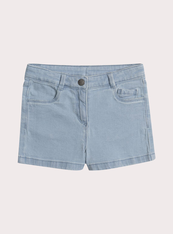 Short en denim délavé   WAJOSHORT2 / 25S901L2SHOP272