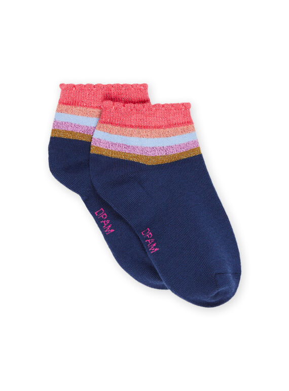 Chaussettes à motifs à rayures RYAPURCHO / 23SI0172SOQ703