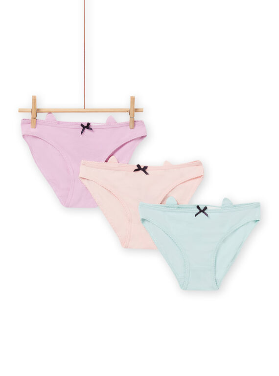 Lot de 3 culottes animation tigre enfant fille NEFALOTIGRE / 22SH11I5D5LD327