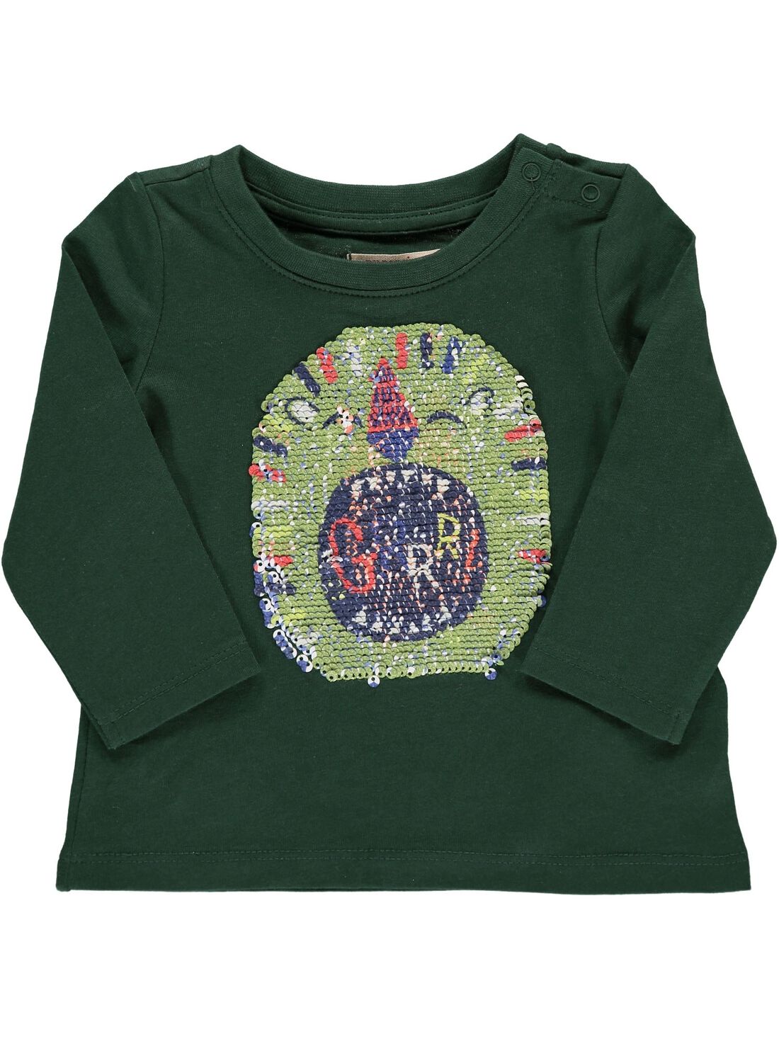 Tee shirt sequins r versibles b b gar on