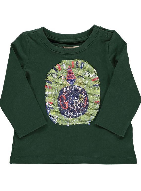 Tee-shirt à sequins réversibles bébé garçon DUVIOTEE1 / 18WG10H1TML060