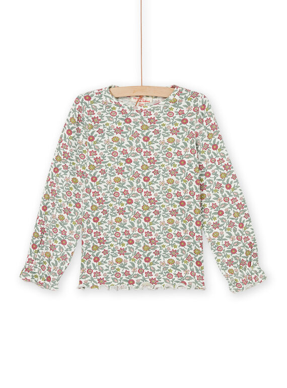 T-shirt à manches longues à imprimé fleuri PARHUTEE5 / 22W901Q2TML001