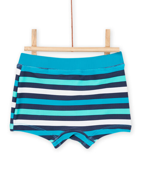 T-shirt et short de bain bleu à imprimé fantaisie RYUENS / 23SI10REMAI202