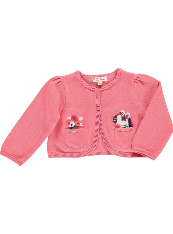 Gilet bébé fille CIHOCARDI2 / 18SG09E1CAR404