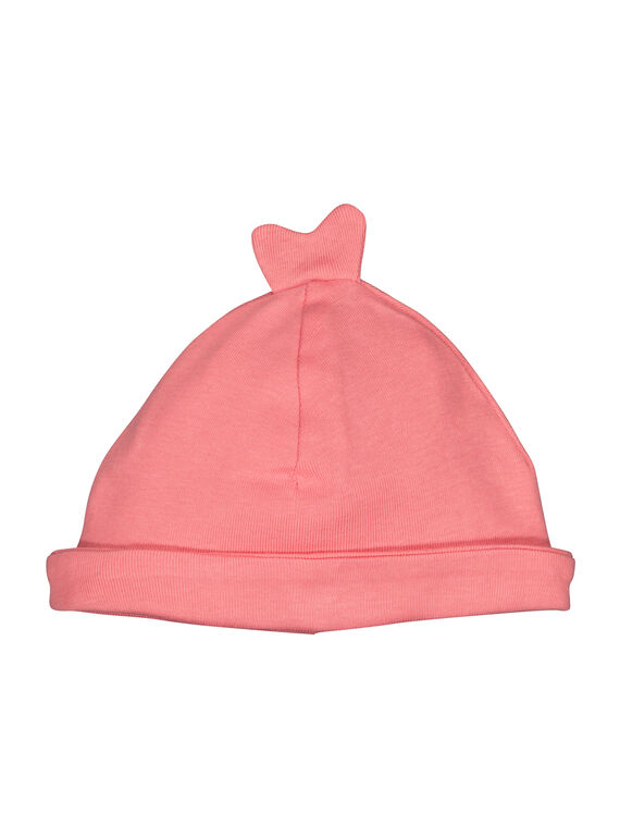 Bonnet de naissance bébé fille FOU1BON1F / 19SF4212BNAD300