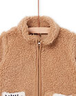 Gilet bicolore zippé en sherpa PURHUGIL / 22WG10Q1GIL821