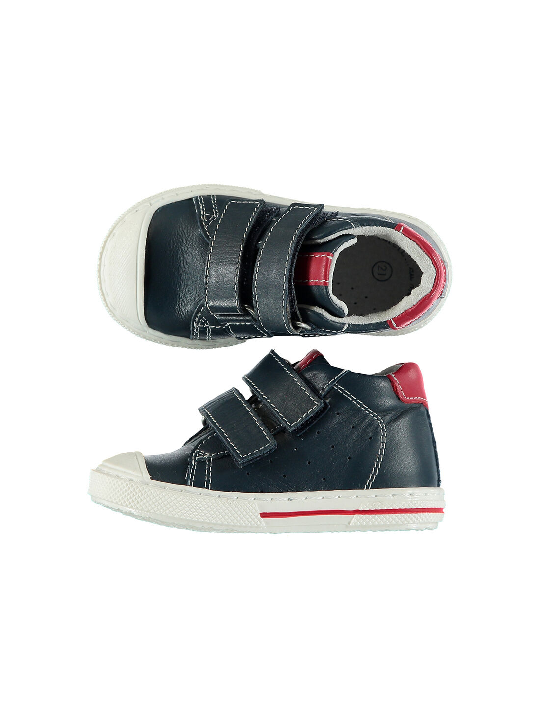 Basket ville cuir b b gar on
