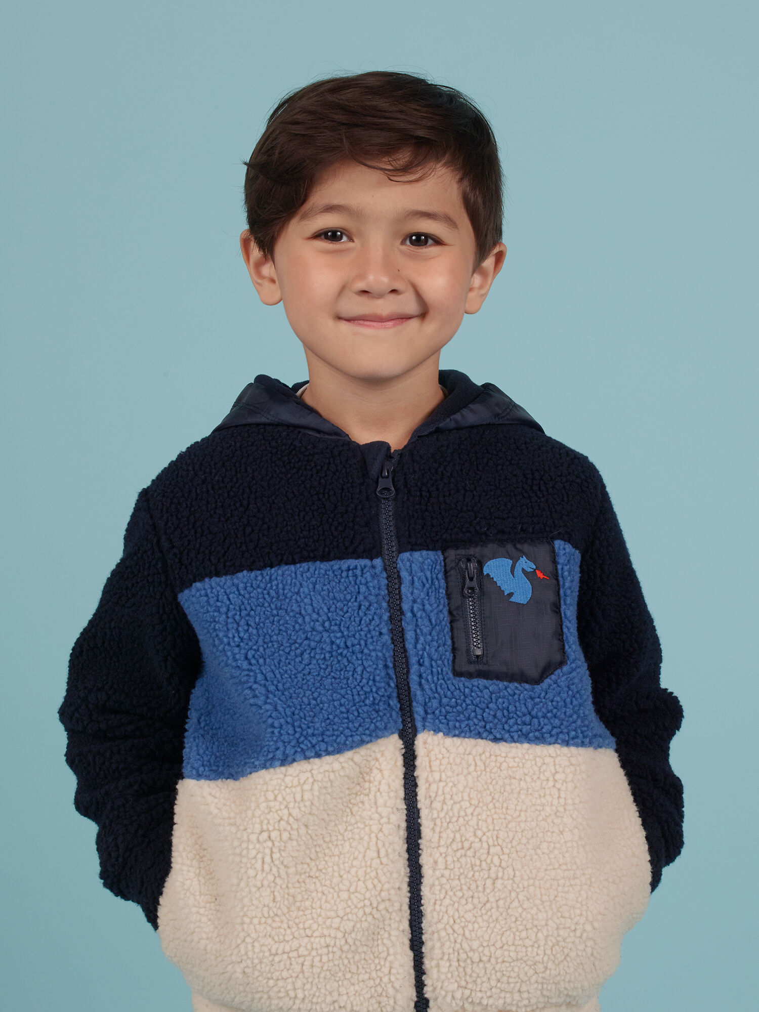 Gilet fourré top garçon