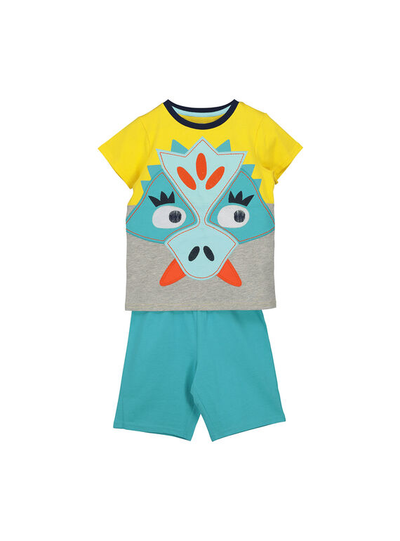 Pyjama short en coton garçon FEGOPYCZOR / 19SH12H2PYJF519