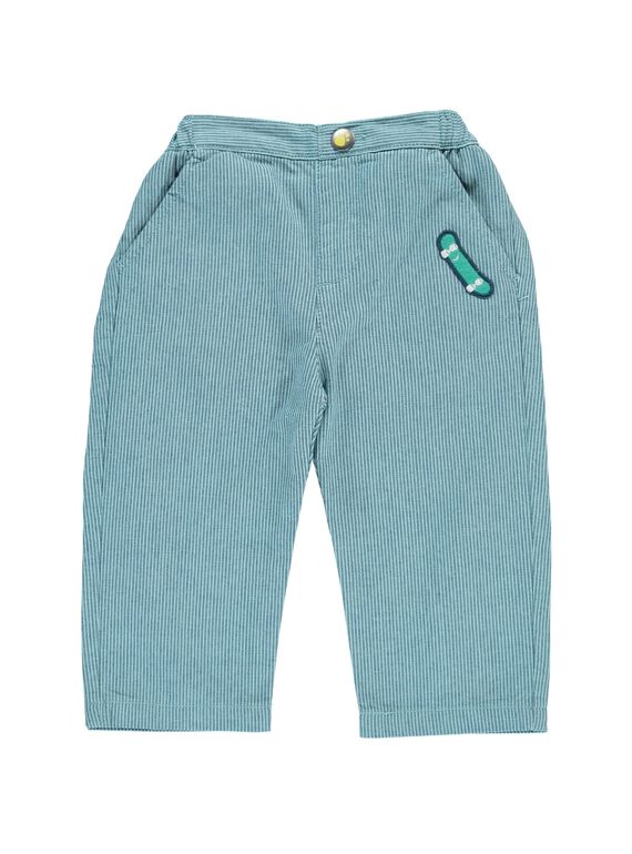 Pantalon rayé bébé garçon CUHOPAN / 18SG10E1PAN099