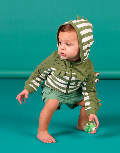 Gilet Kaki Pull Sweat Gilet Bebe Dpam