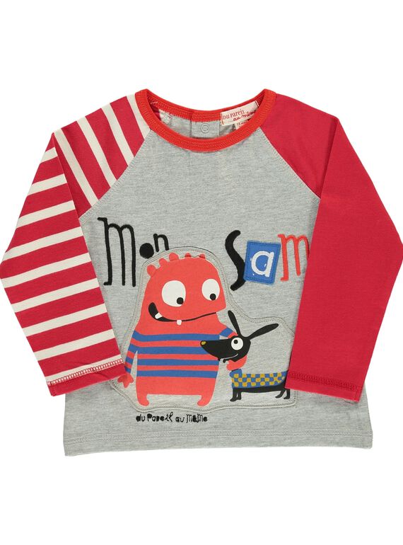 Tee-shirt fantaisie bébé garçon DUROUTEE1 / 18WG1021TMLJ908