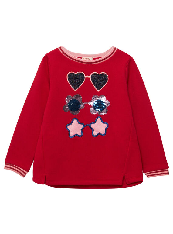 Sweat Shirt Rouge JAGRASWEA / 20S901E1SWE050