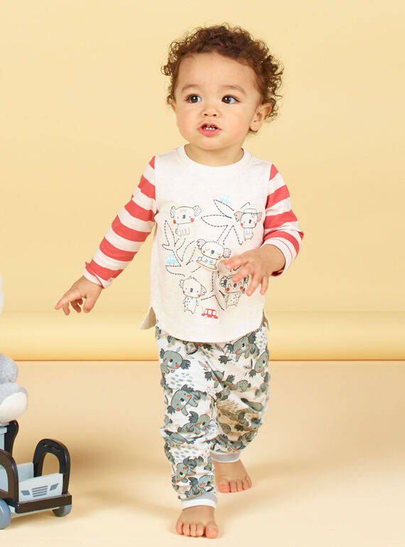 Tee Shirt Manches Longues Beige Chiné LUPOETEE2 / 21SG10Y2TMLA011