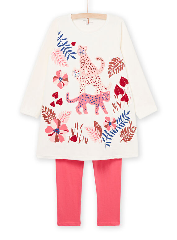Chemise de nuit et legging à motif léopard PEFACHUJUN / 22WH1131CHN003