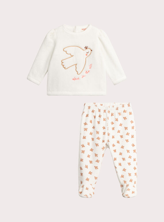 Pyjama Ecru VEFIPYJVOL / 24WH1391PYJ001