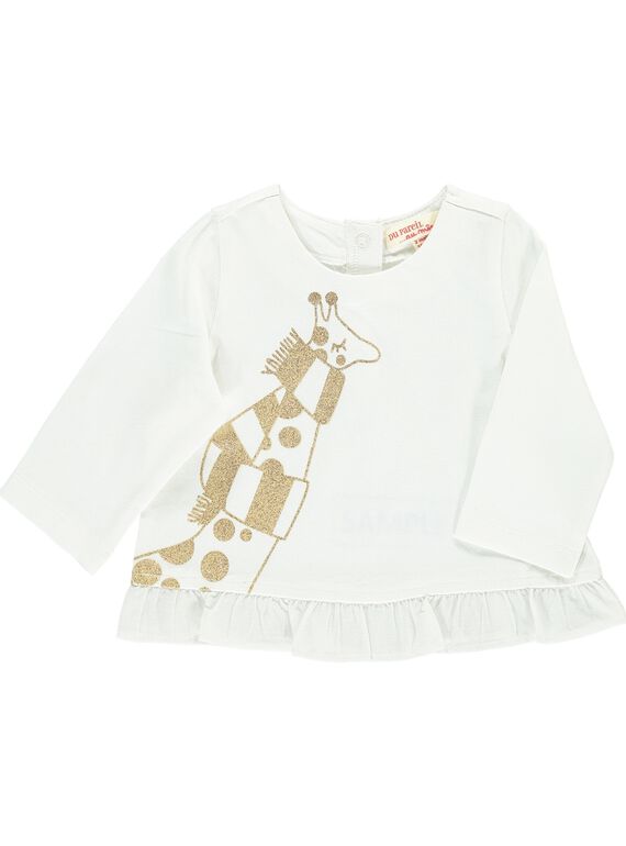 Tee-shirt manches longues bébé fille DIJOTEE1 / 18WG0931TML001