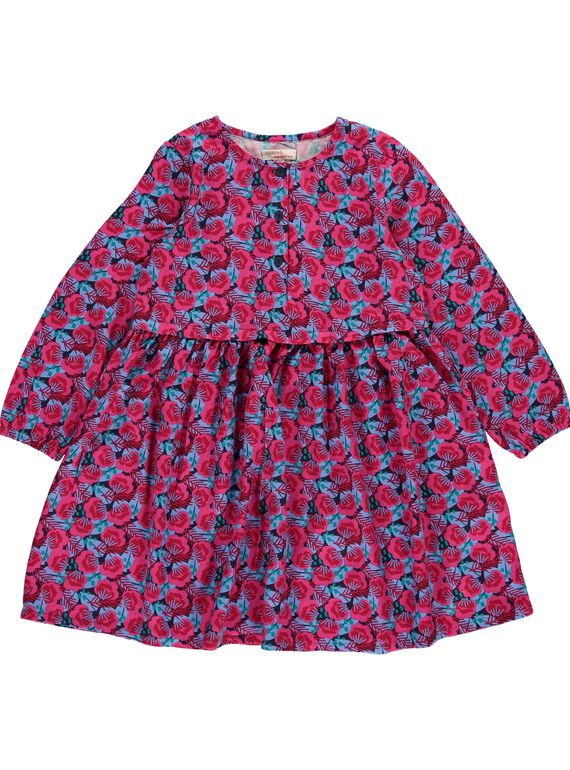 Robe manches longues fluide fille DAROBE7 / 18W90187ROB099