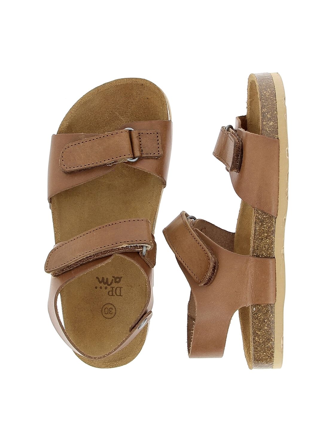 Sandale en cuir garcon Nu pieds Sandale DPAM